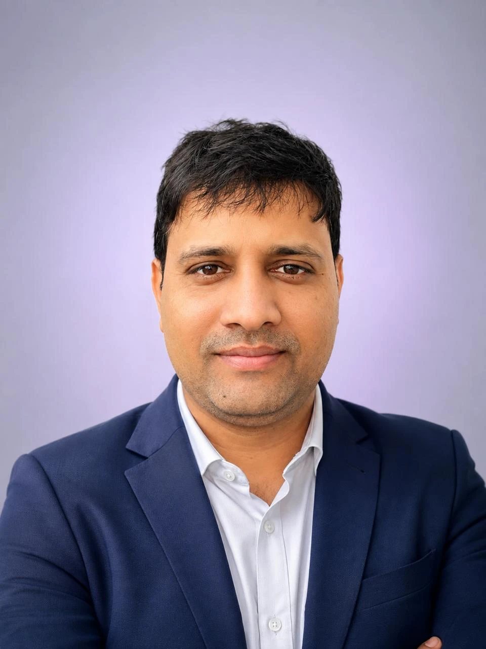 Portrait of Narayan Mali, founder and proprietor of Santosh Electricals