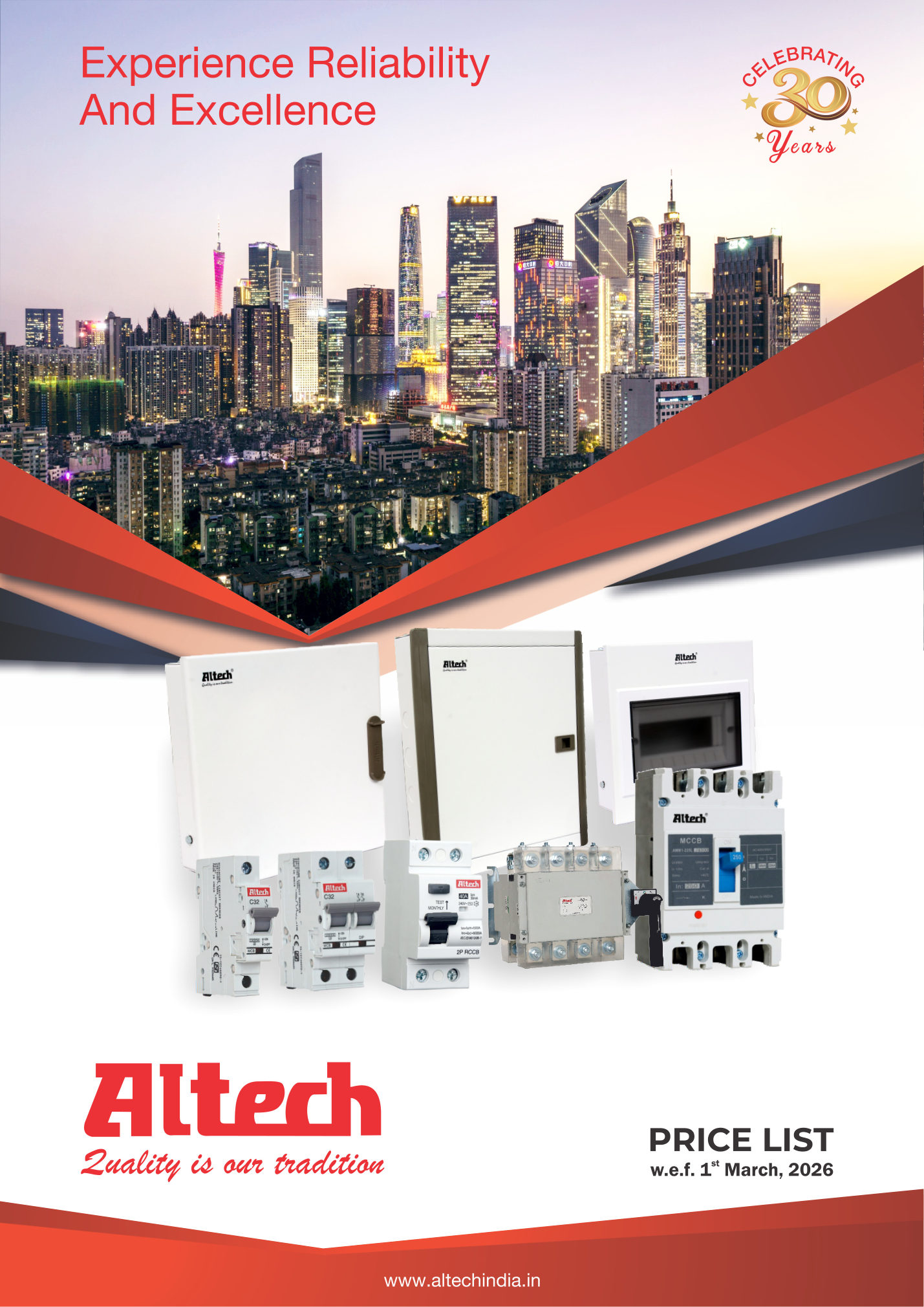 Altech switchgear and protection devices catalogue cover
