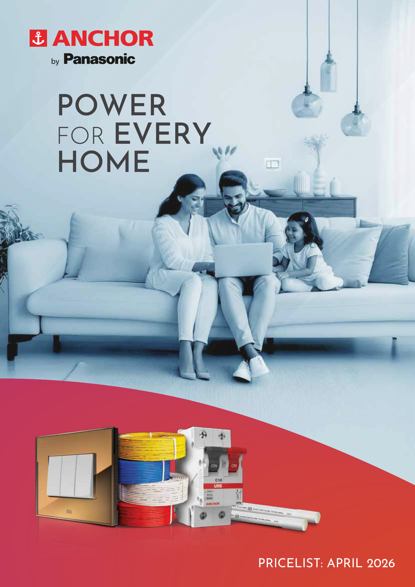 Anchor by Panasonic electrical range for home and project supply